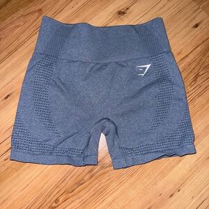 Gymshark Gray Athletic Shorts with Seamless Design